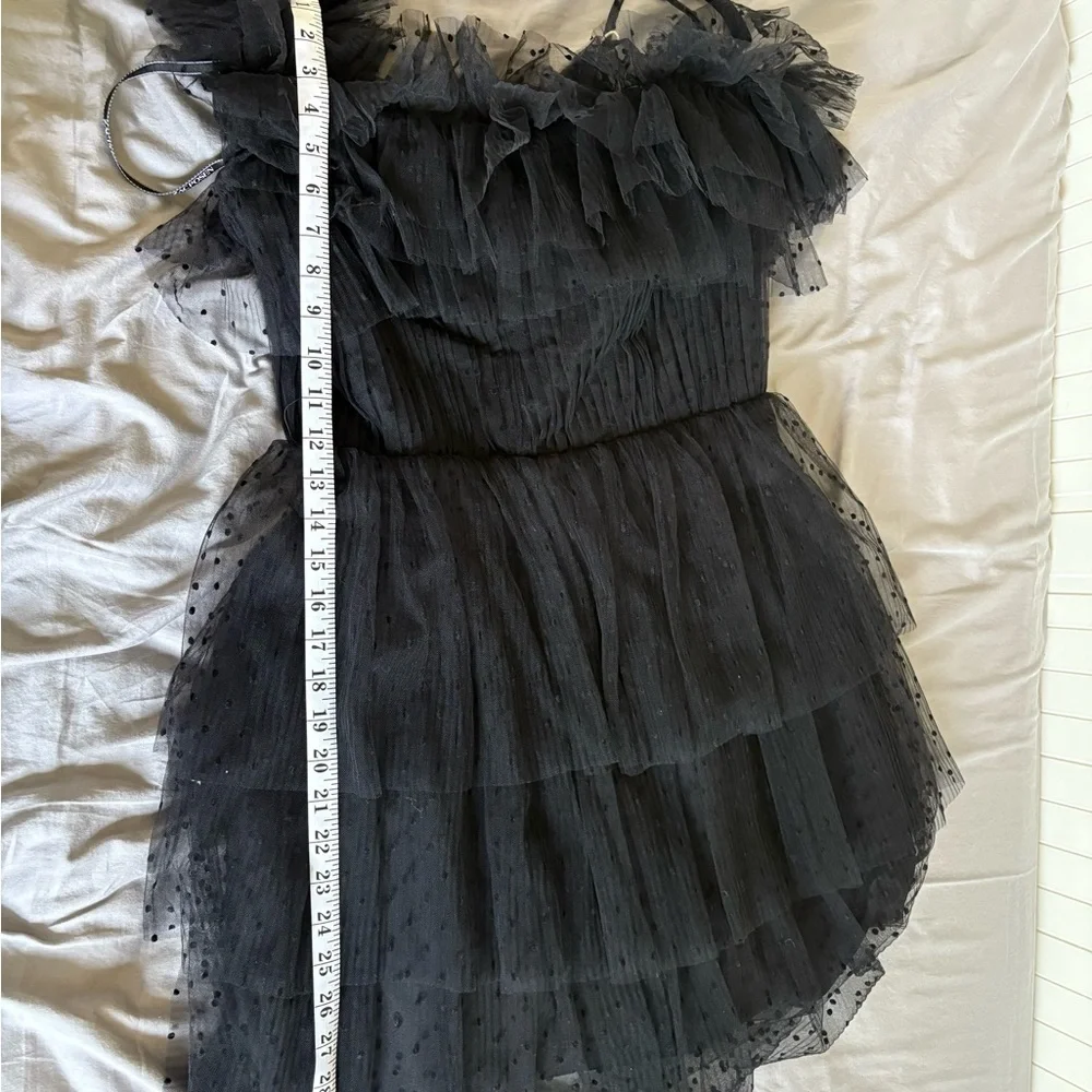 Zac Posen Chic Evening Black Dress Size 10 - Picture 7 of 7